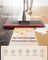 Spin Mop Set - With Wringer Bucket and Pads - Grey, Red