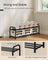 Expandable Shoe Rack - 2-Tier - Steel - Adjustable Shelves