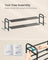 Expandable Shoe Rack - 2-Tier - Steel - Adjustable Shelves