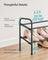 Expandable Shoe Rack - Metal - Ink Black - Adjustable 2-Tier Storage Solution