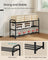 Expandable Shoe Rack - 3-Tier - Steel - Adjustable Shelves
