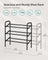 Expandable Shoe Rack - Metal - Ink Black - Adjustable and Free Standing