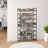 8-Tier Shoe Rack - Metal - Black - Large Capacity with Adjustable Shelves