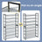 8-Tier Shoe Rack - Metal - Black - Large Capacity with Adjustable Shelves