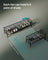 Shoe Rack - Metal - Ink Black - 2-Tier Design with 4 Hooks