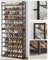 12-Tier Shoe Rack - Metal Mesh - Black - Stackable and Adjustable