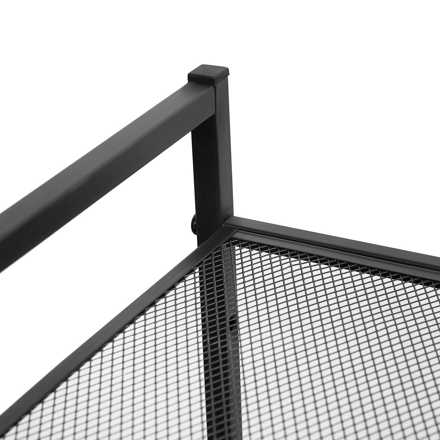 Shoe Rack - Metal - Black - 3-Tier Stackable Design for 9-12 Pairs of Shoes
