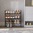 3-Tier Shoe Rack - Metal - Adjustable