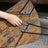 Nesting Side Tables - Wood - Rustic Brown and Black