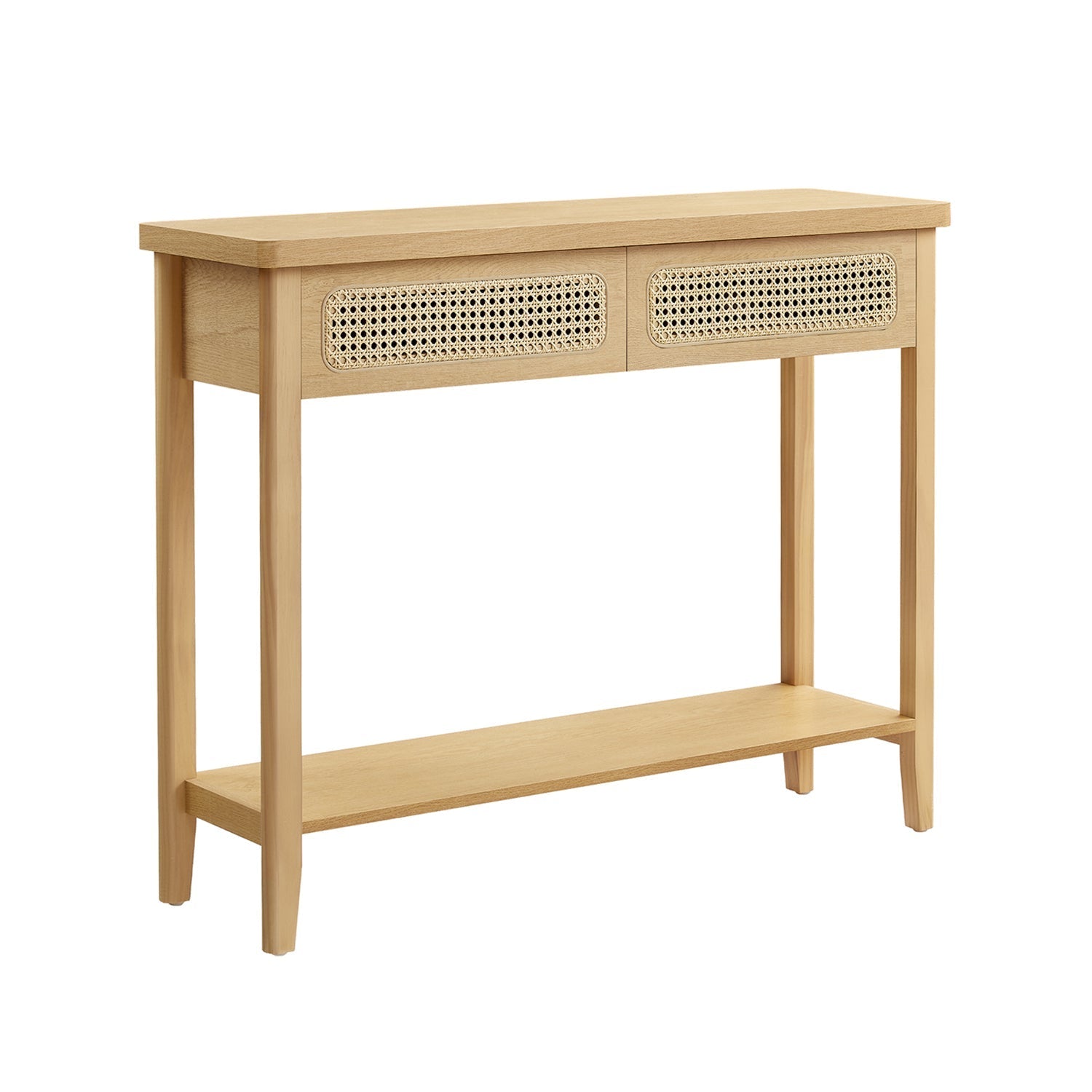 Console Table - Oak - Beige