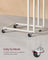 Side Table - Steel Frame - Greige and Black