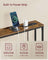Slim Console Table - Wood - Rustic Brown