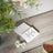 Industrial Console Table - Steel - Greige - Narrow Design with 2 Mesh Shelves