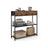 Console Table - Wood - Rustic Brown - 2 Fabric Drawers