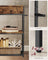 Console Table - Wood - Rustic Brown - 2 Fabric Drawers