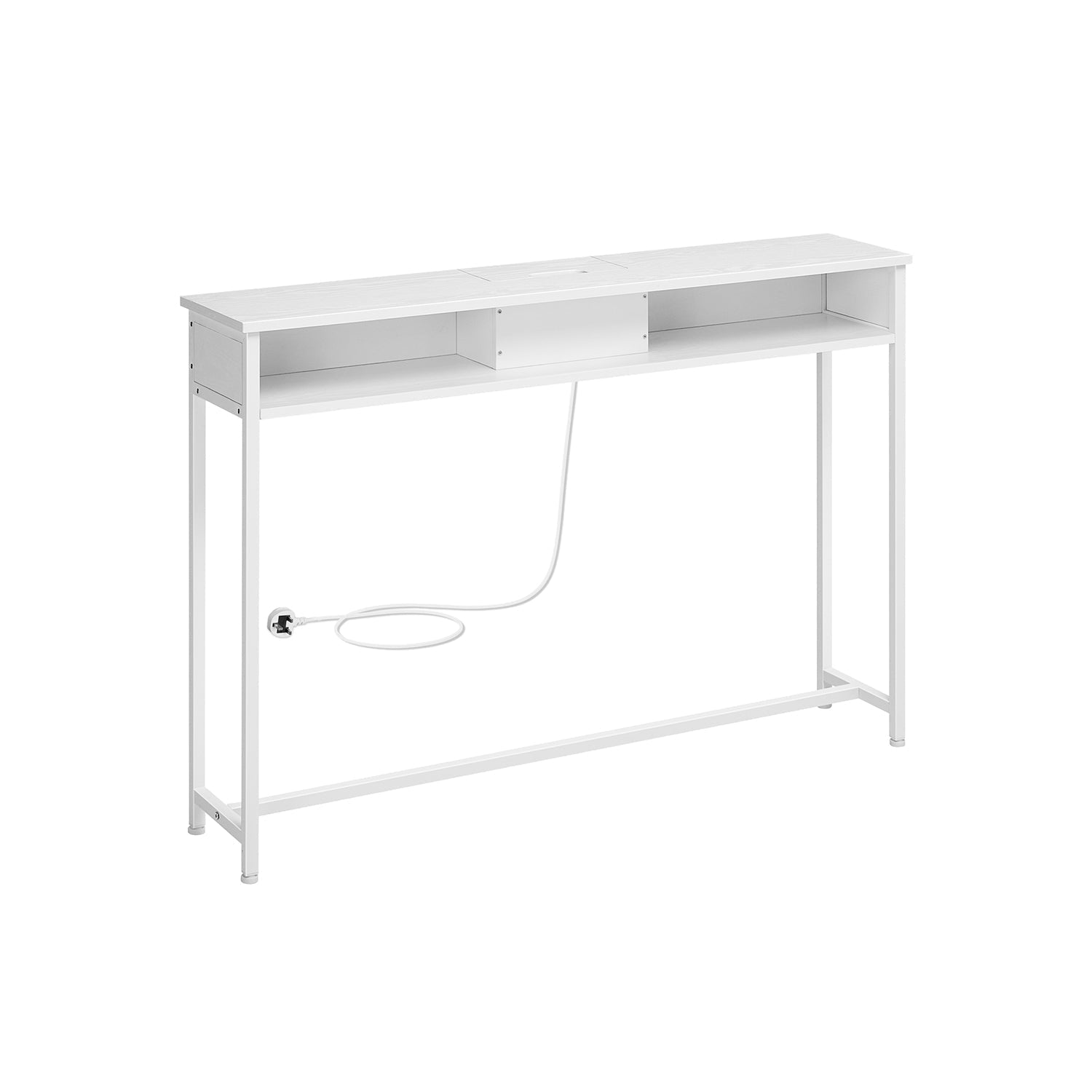 Slim Console Table - Engineered Wood - Snow White