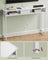 Slim Console Table - Engineered Wood - Snow White