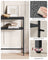 2-Tier Slim Console Table - 2 Shelves for Hallway - Engineered Wood - Charcoal Grey
