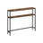 Console Table - Wood - Rustic Brown - 2-Tier Design with Shelves