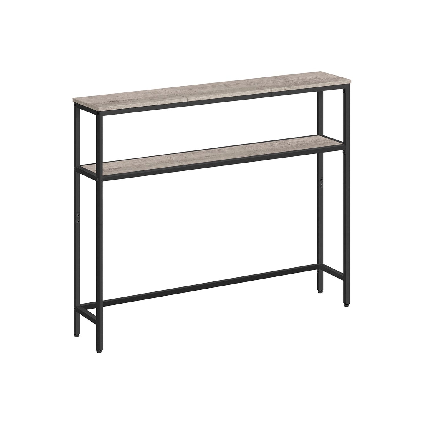 Console Table - 2-Tier Design - Engineered Wood - Heather Greige