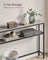 Console Table - 2-Tier Design - Engineered Wood - Heather Greige