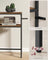 2-Tier Console Table - Wood - Rustic Brown - Slim Design with 2 Shelves