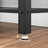 Console Table - Iron - Rustic Brown - Narrow Design with 2 Mesh Shelves