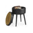 Storage Ottoman - Synthetic Leather - Round