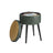 Storage Ottoman - Synthetic Leather - Round