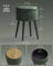 Storage Ottoman - Synthetic Leather - Round