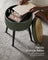 Storage Ottoman - Synthetic Leather - Round