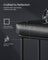Ottoman Bench - Synthetic Leather - Ink Black - Max Load 300 kg
