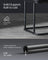 Ottoman Bench - Synthetic Leather - Ink Black - Max Load 300 kg
