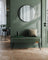 Ottoman Bench - Synthetic Leather - Forest Green - Load Capacity 300 kg
