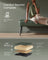 Ottoman Bench - Synthetic Leather - Forest Green - Load Capacity 300 kg
