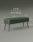 Ottoman Bench - Synthetic Leather - Forest Green - Load Capacity 300 kg