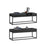 Ottoman Bench - Fabric - Ink Black - Stylish End of Bed Seating