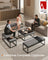 Ottoman Bench - Fabric - Dove Grey - Stylish End of Bed Seating