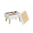 Storage Ottoman - 30L - Rubberwood - Padded Seat