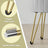 Velvet Makeup Stool - Round with Storage - Ink Black