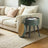 Dressing Table Stool - Synthetic Leather - Round