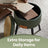 Dressing Table Stool - Synthetic Leather - Round