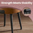 Dressing Table Stool - Synthetic Leather - Round