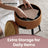 Dressing Table Stool - Synthetic Leather - Round