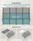 Pet Exercise Playpen - Metal - Grey - 20 Panels with Floor for Small Animals