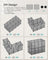 Pet Exercise Playpen - Metal - Grey - 20 Panels with Floor for Small Animals