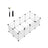 Pet Playpen - Metal - White - Adjustable DIY Enclosure with Floor