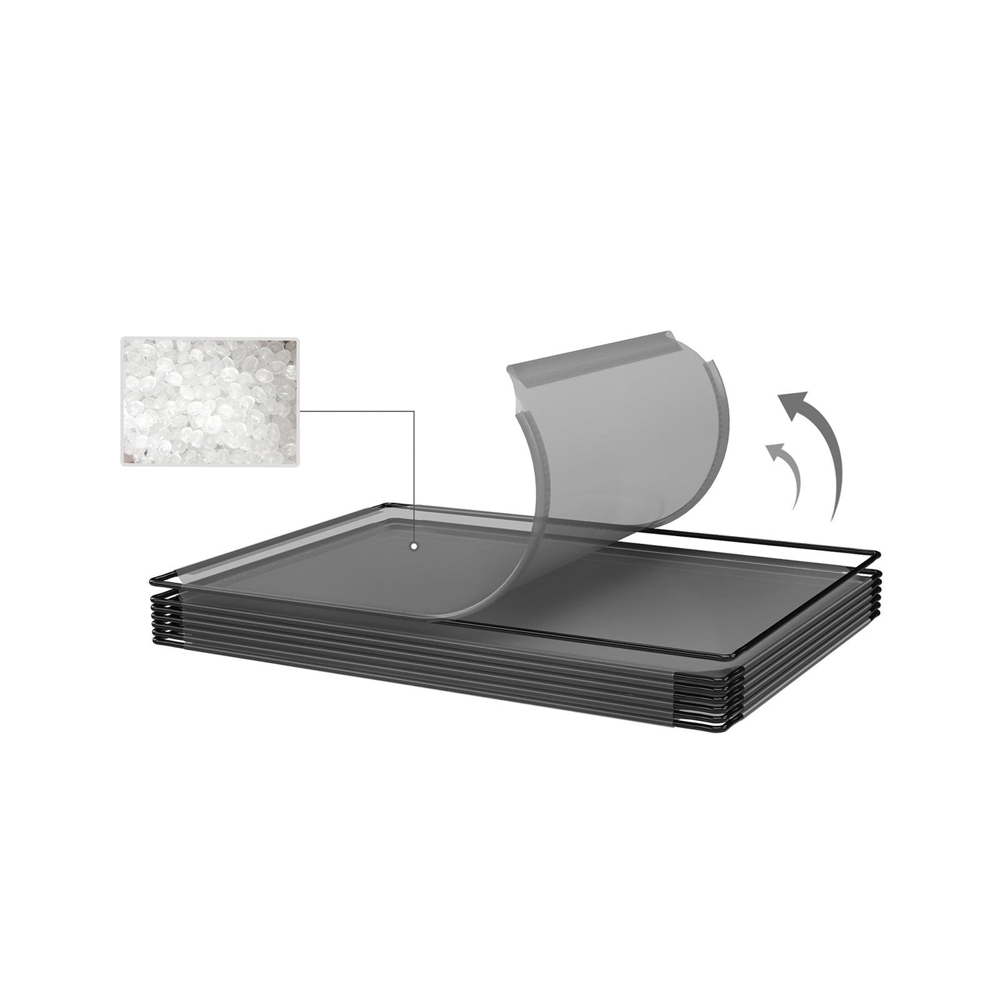 Plastic Modular Pet Playpen - Grey - DIY Design for Small Animals