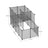 Plastic Modular Pet Playpen - Grey - DIY Design for Small Animals