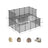 Pet Playpen - Plastic - Grey - Indoor DIY Expandable Design